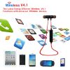 Wireless Headsets In-Ear Neckband Headphones Sweat-proof Sport Earbuds w/ Call Alert Number Broadcast For Gym Running Hiking