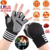 Fitness Workout Gloves Weight Lifting Gym Workout Training with Wrist Wrap Strap for Men Women