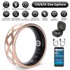 Smart Ring Health Tracker Fitness/Sleep/Stress/HRV Tracker with Charging Case Magnetic Charging Cable for Women & Men Compatible with iOS & Android 7-