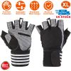 Fitness Workout Gloves Weight Lifting Gym Workout Training with Wrist Wrap Strap for Men Women