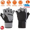 Fitness Workout Gloves Weight Lifting Gym Workout Training with Wrist Wrap Strap for Men Women